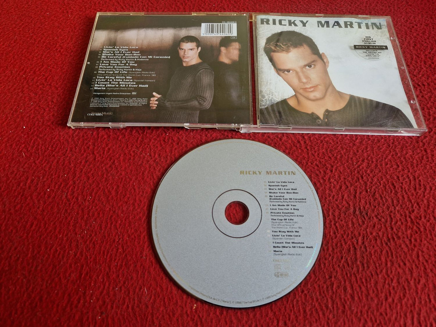 RICKY MARTIN - RICKY MARTIN CD
