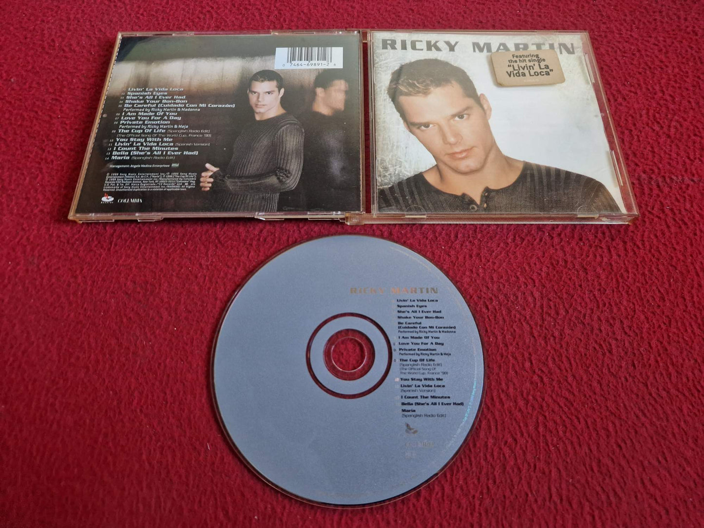 RICKY MARTIN - RICKY MARTIN CD