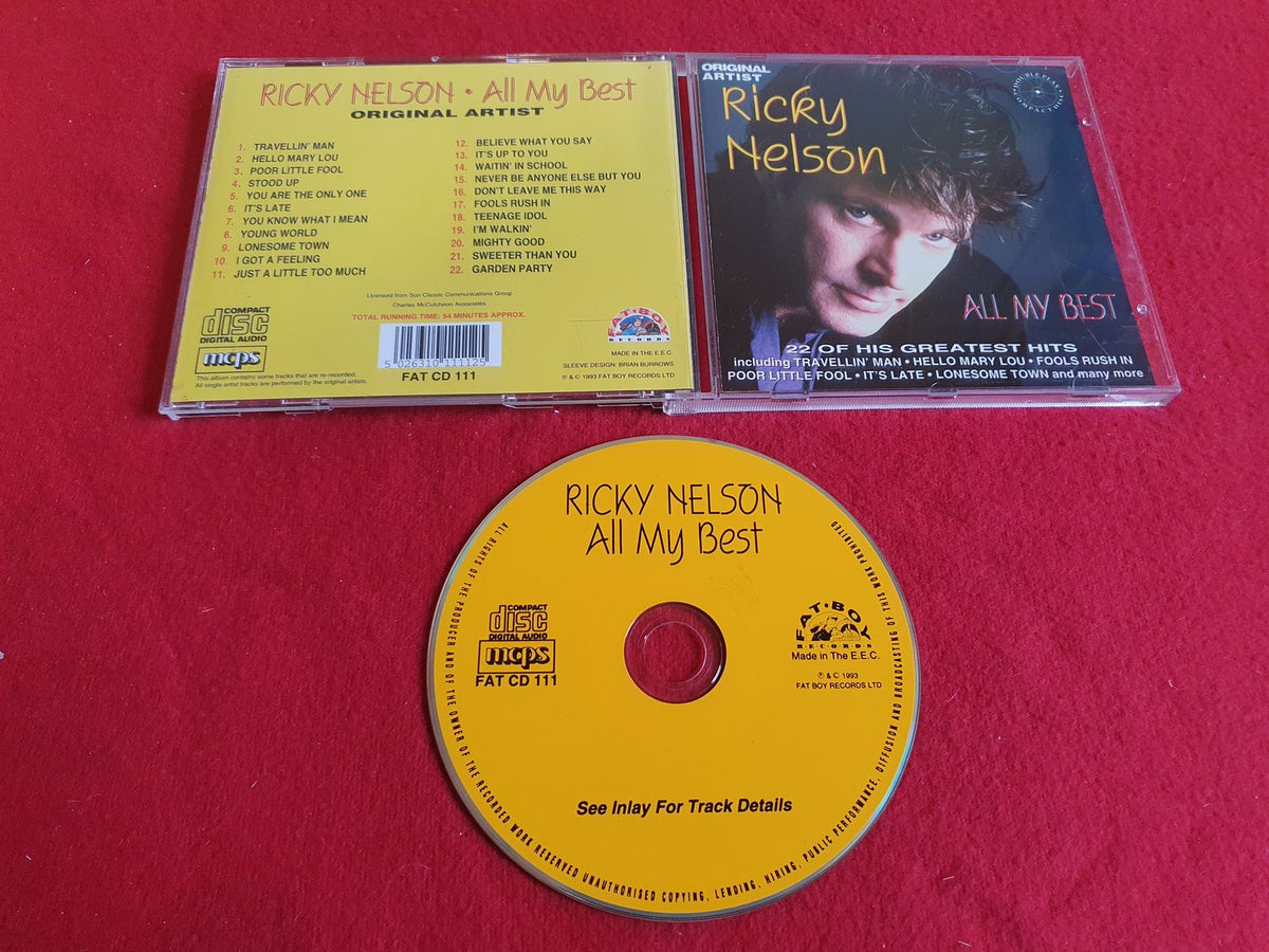 RICKY NELSON ALL MY BEST till CD