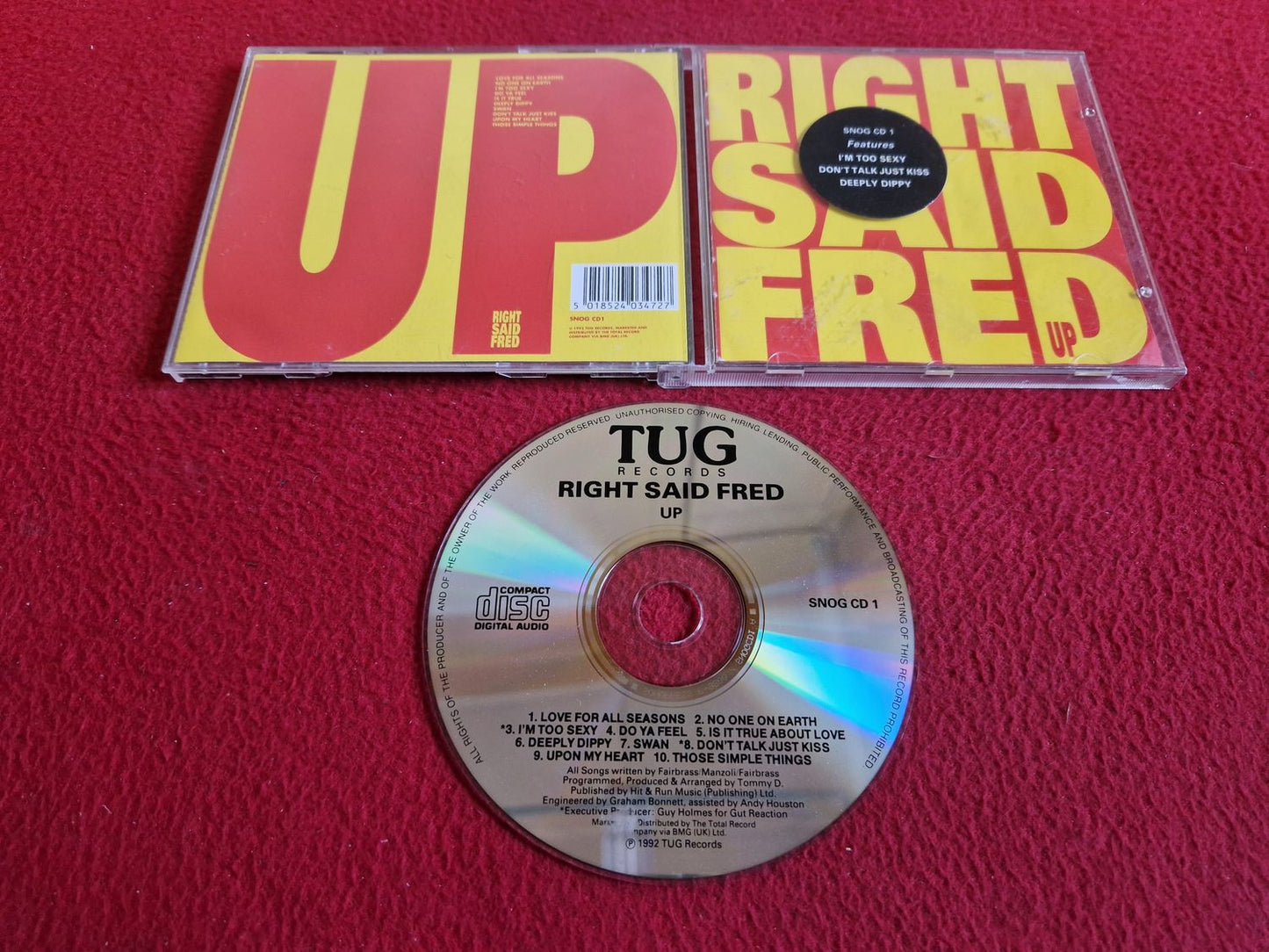 RIGHT SAID FRED UP CD