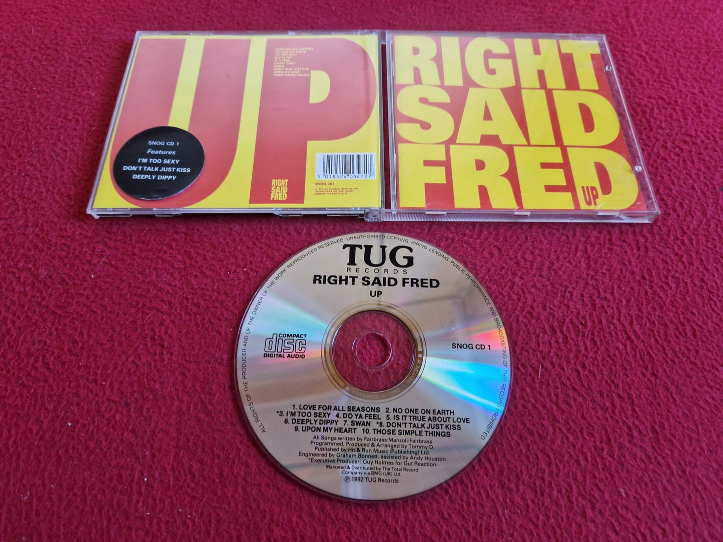 RIGHT SAID FRED UP CD