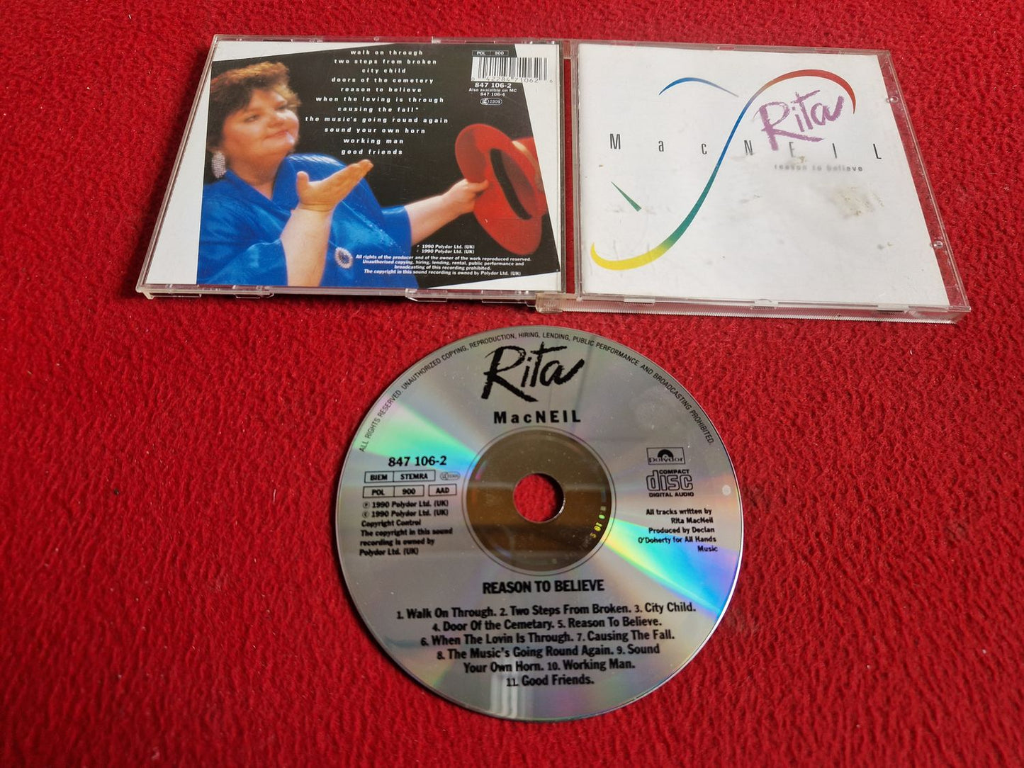 RITA MCNEIL REASON TO BELIEVE CD