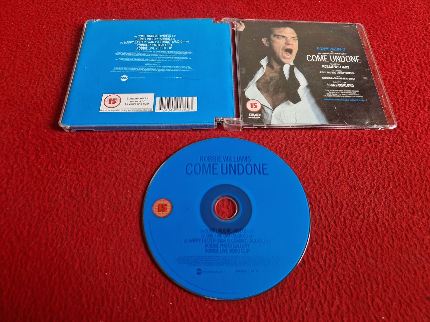 ROBBIE WILLIAMS COME UNDONE CD
