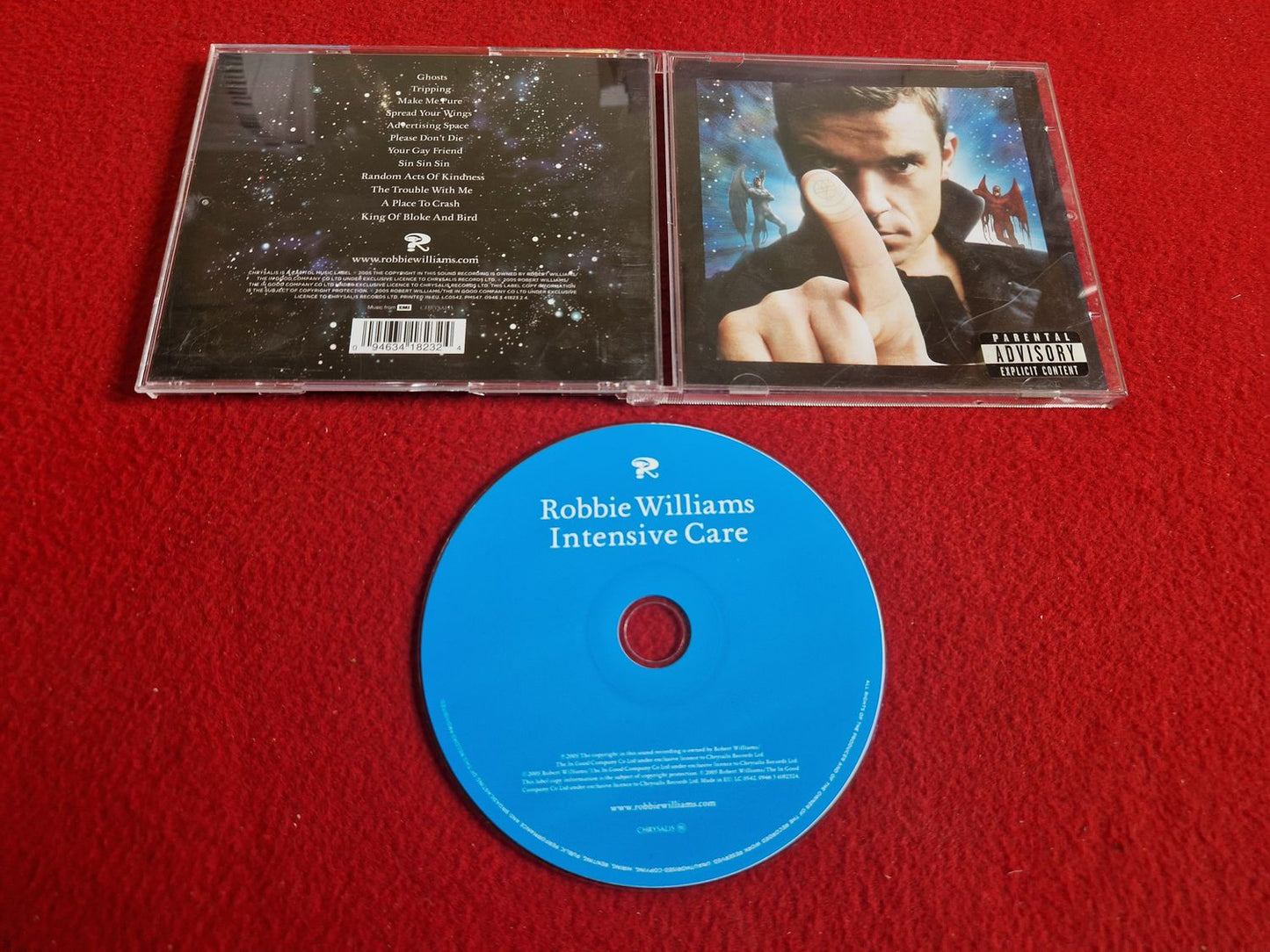 ROBBIE WILLIAMS INTENSIVE CARE till CD