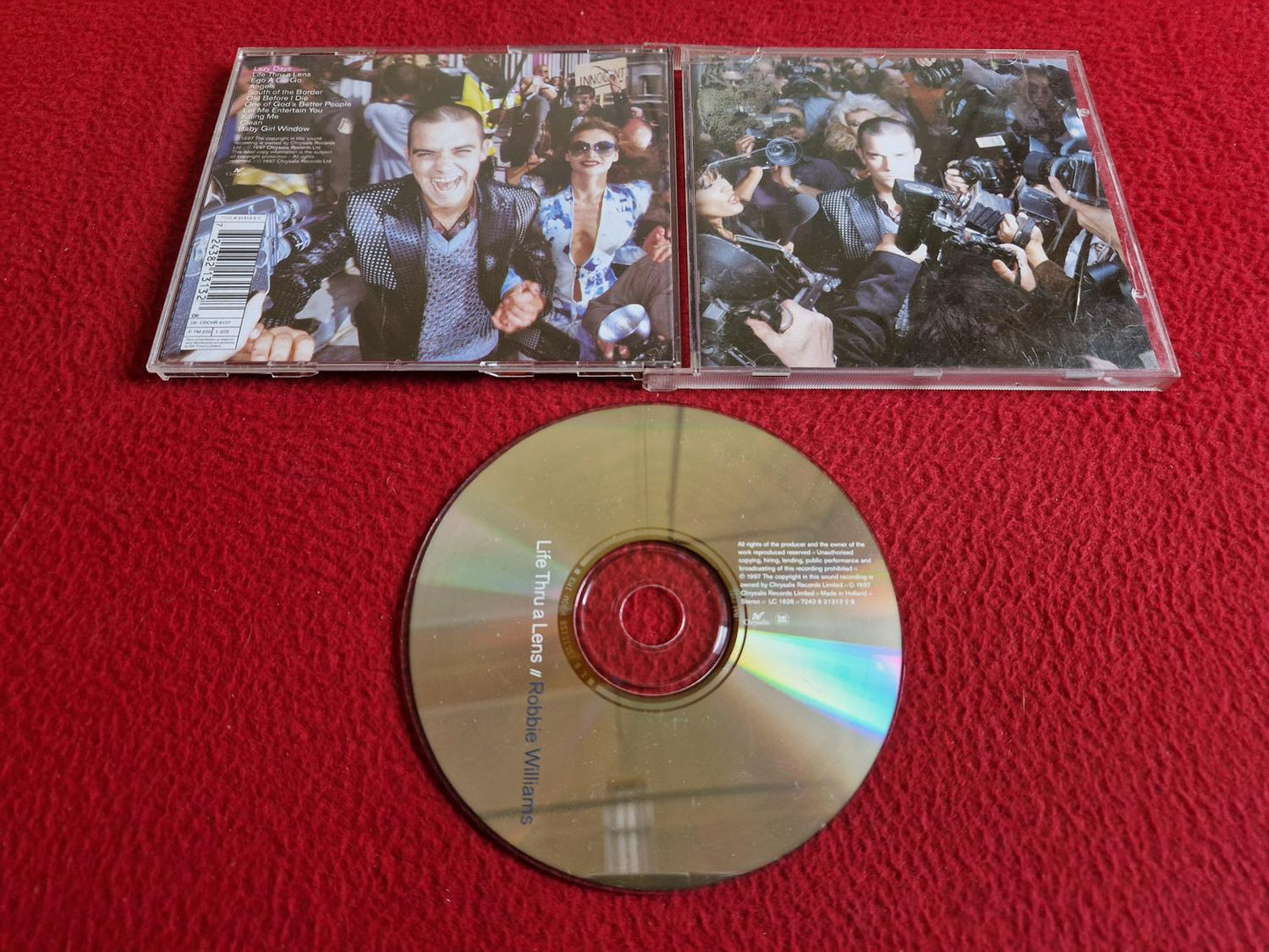 ROBBIE WILLIAMS LIFE THRU A LENS CD