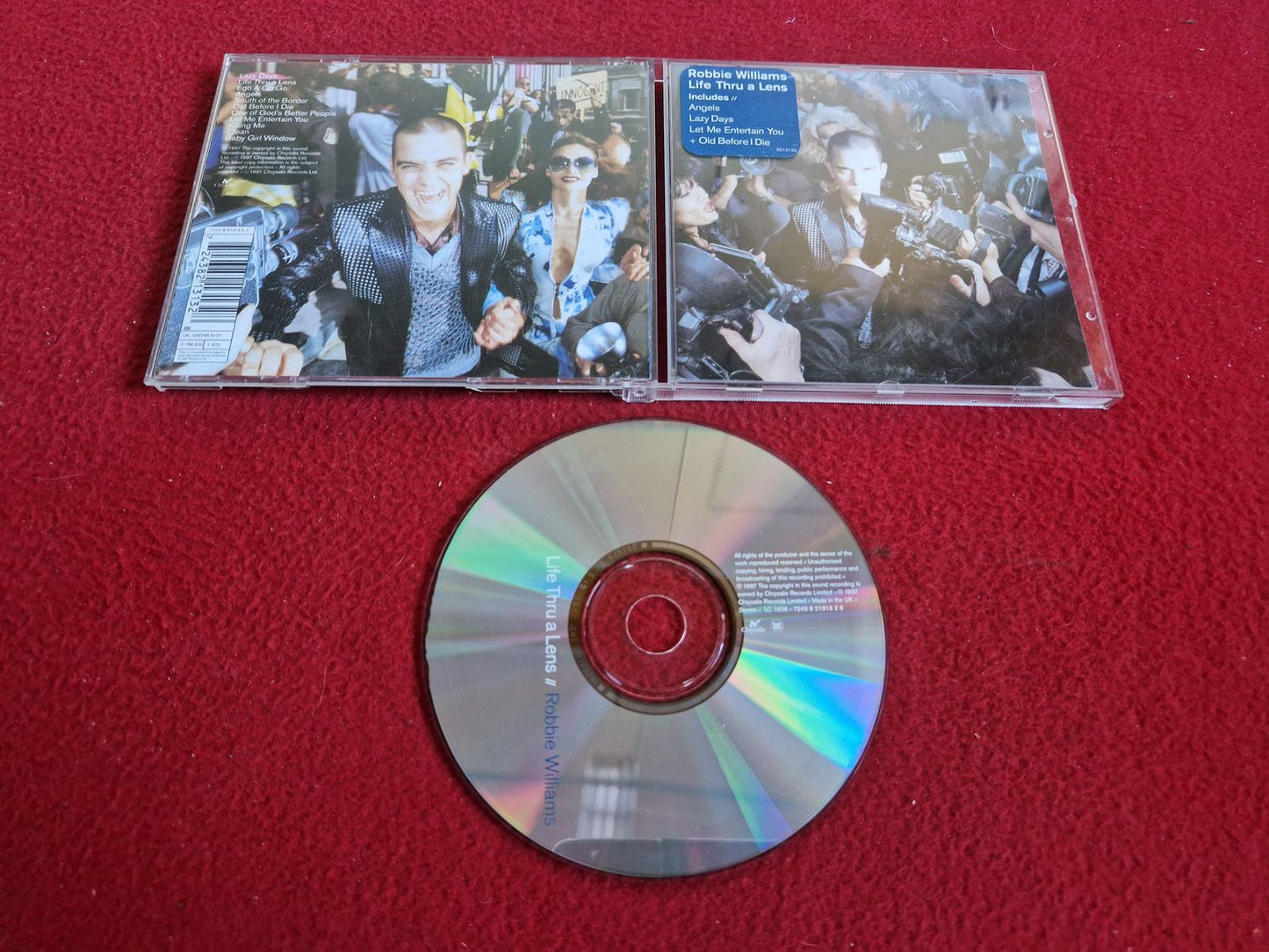 ROBBIE WILLIAMS LIFE THRU A LENS till CD