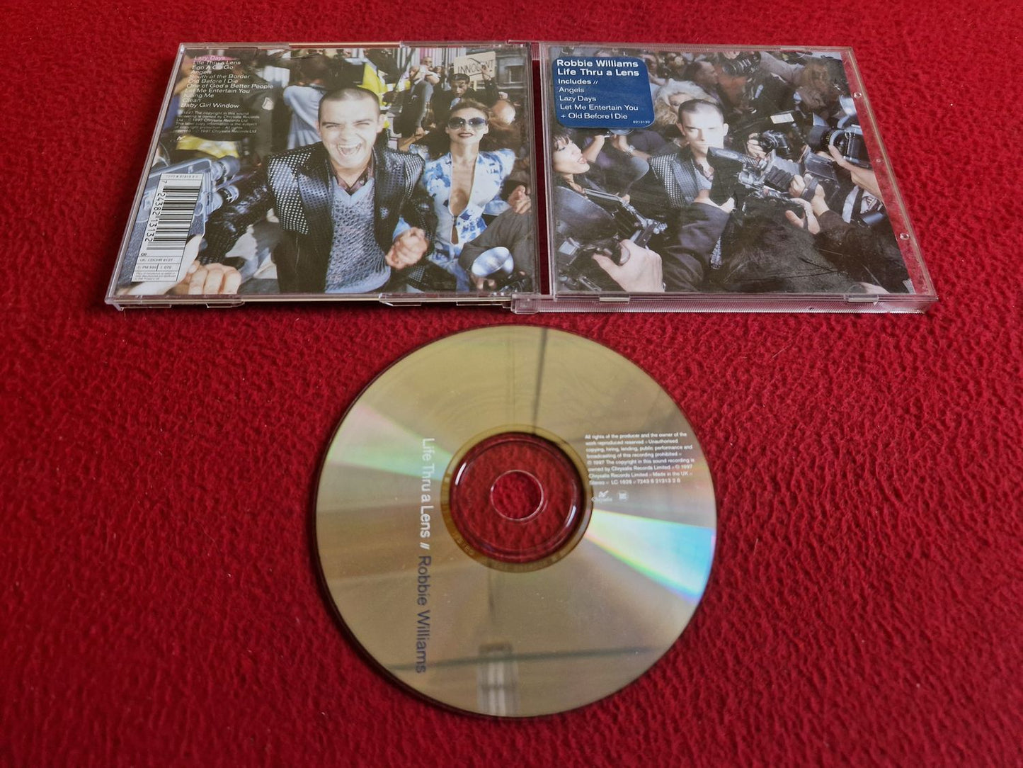 ROBBIE WILLIAMS LIVE THRU A LENS CD