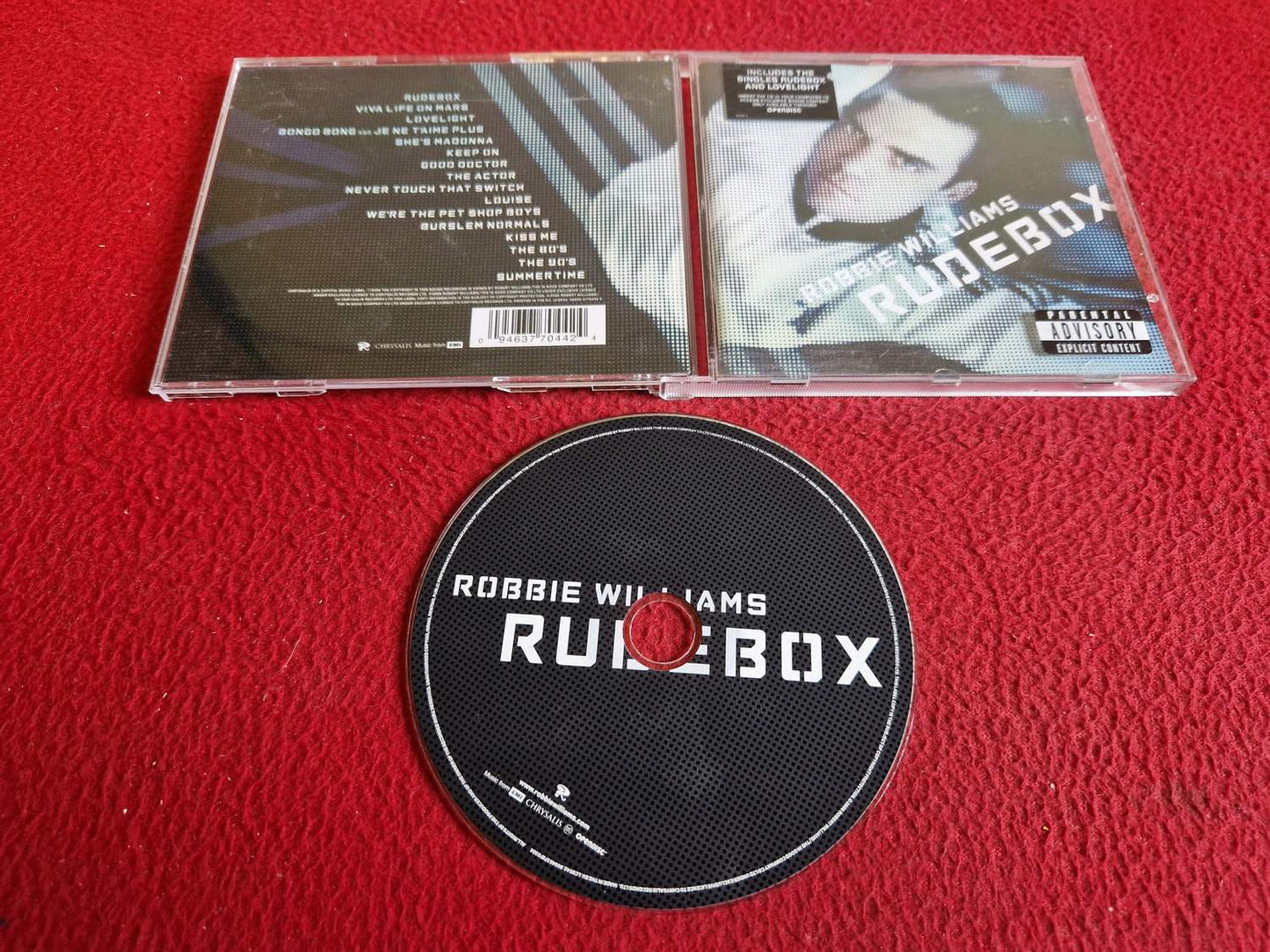 ROBBIE WILLIAMS RUDEBOX CD