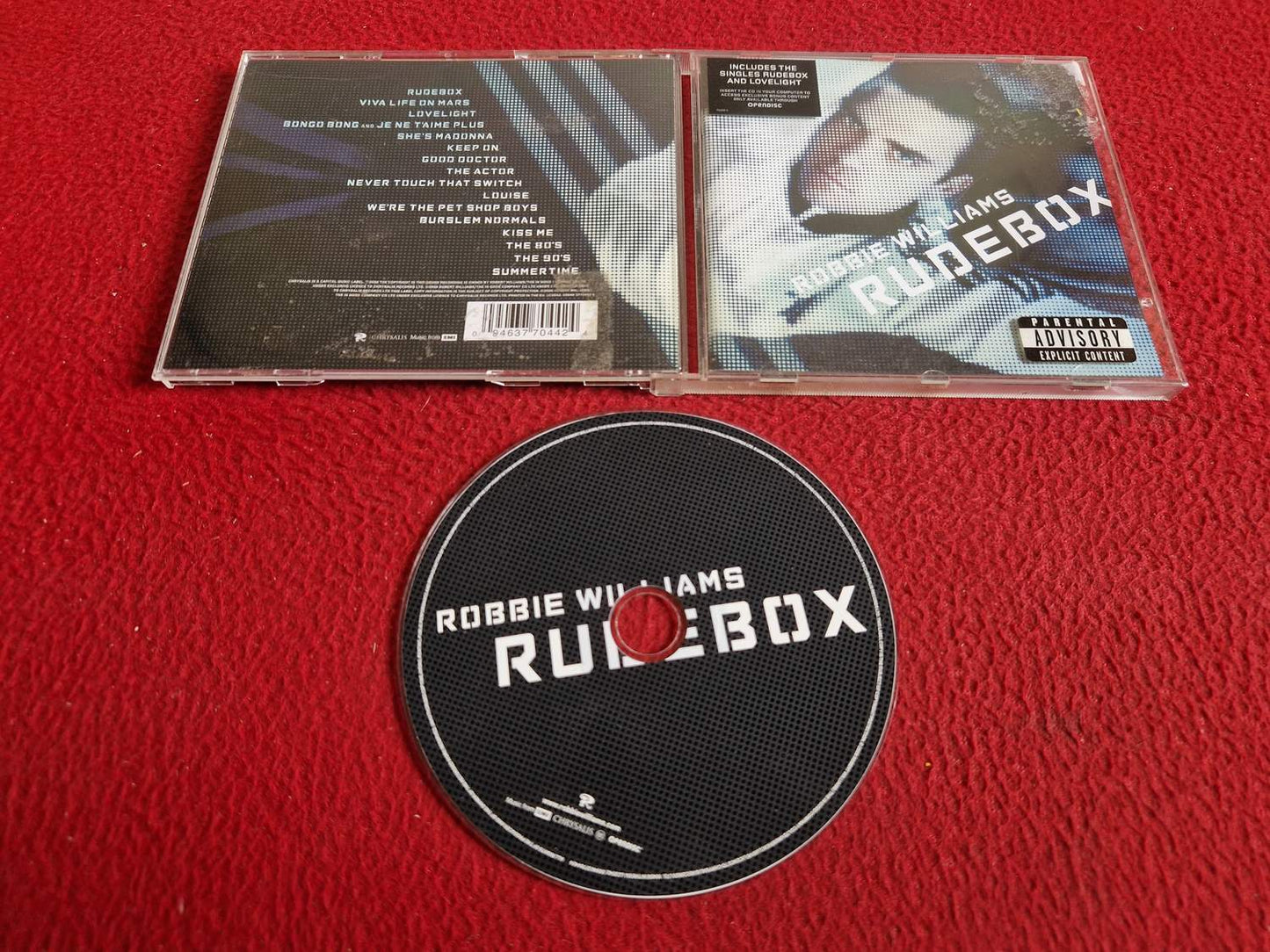 ROBBIE WILLIAMS RUDEBOX CD