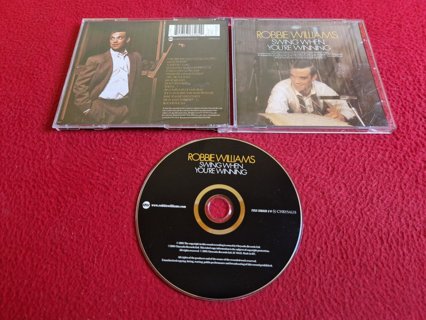 ROBBIE WILLIAMS SWING WHEN YOU'RE WINNING CD