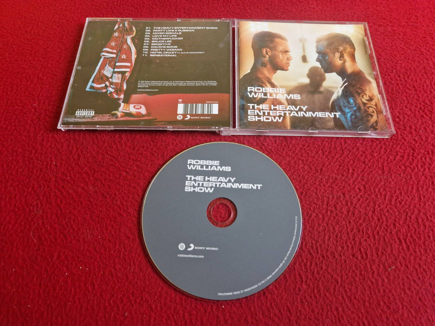 ROBBIE WILLIAMS THE HEAVY ENTERTAINMENT SHOW CD