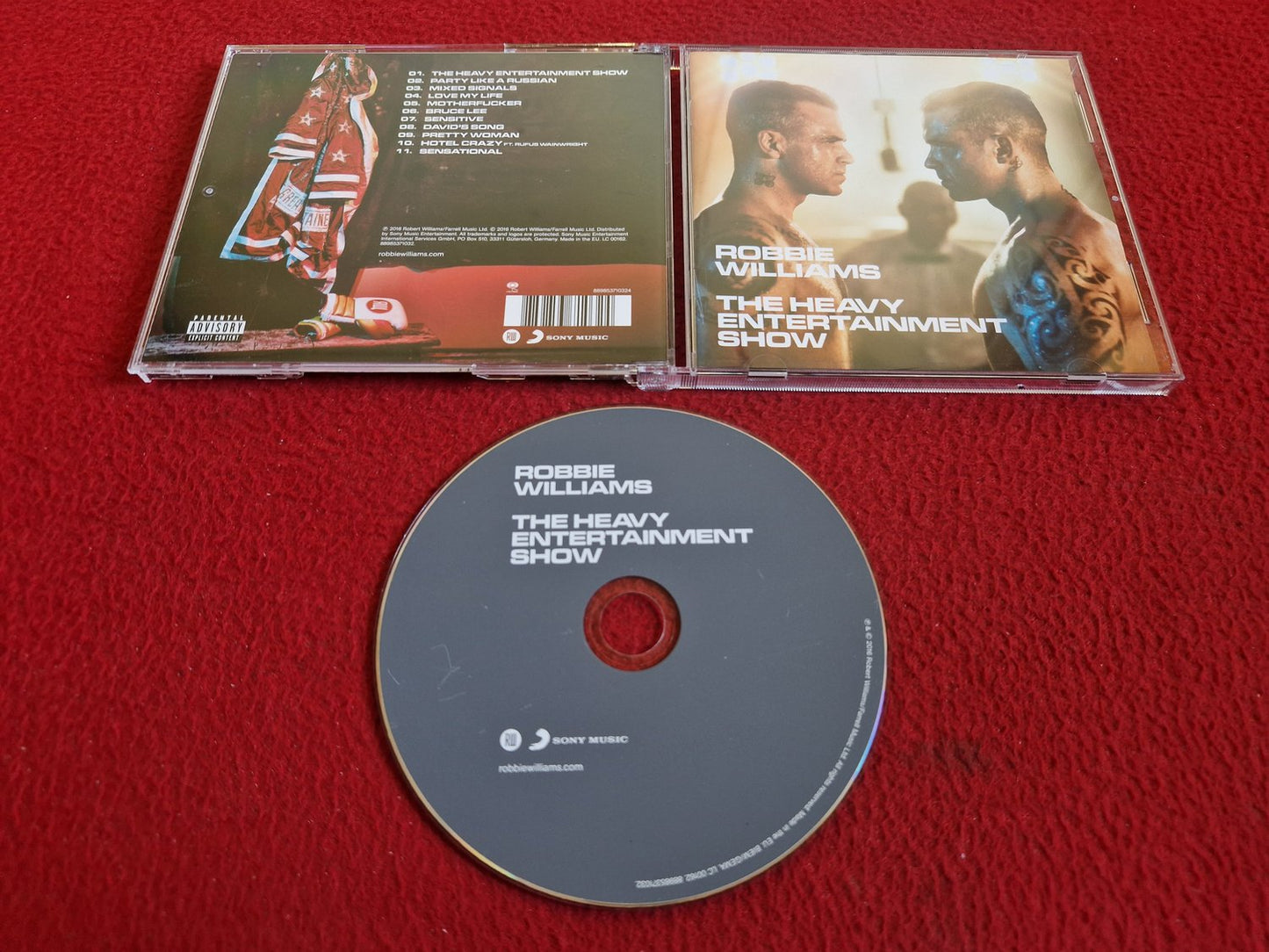 ROBBIE WILLIAMS THE HEAVY ENTERTAINMENT SHOW CD