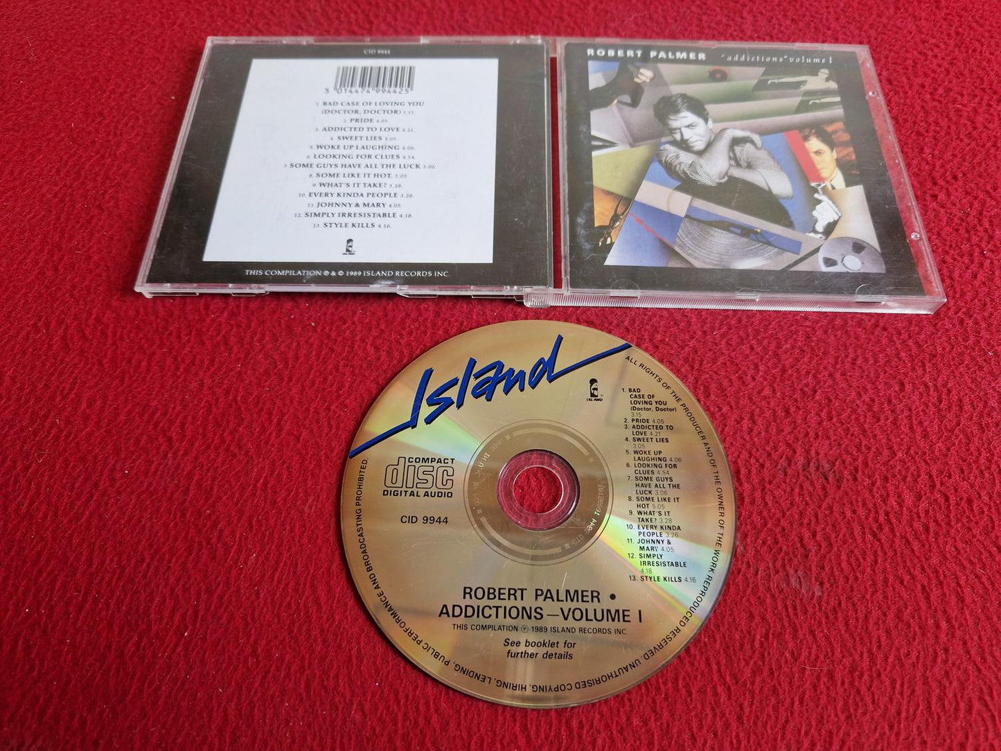 ROBERT PALMER ADDICTIONS VOLUME 1 CD