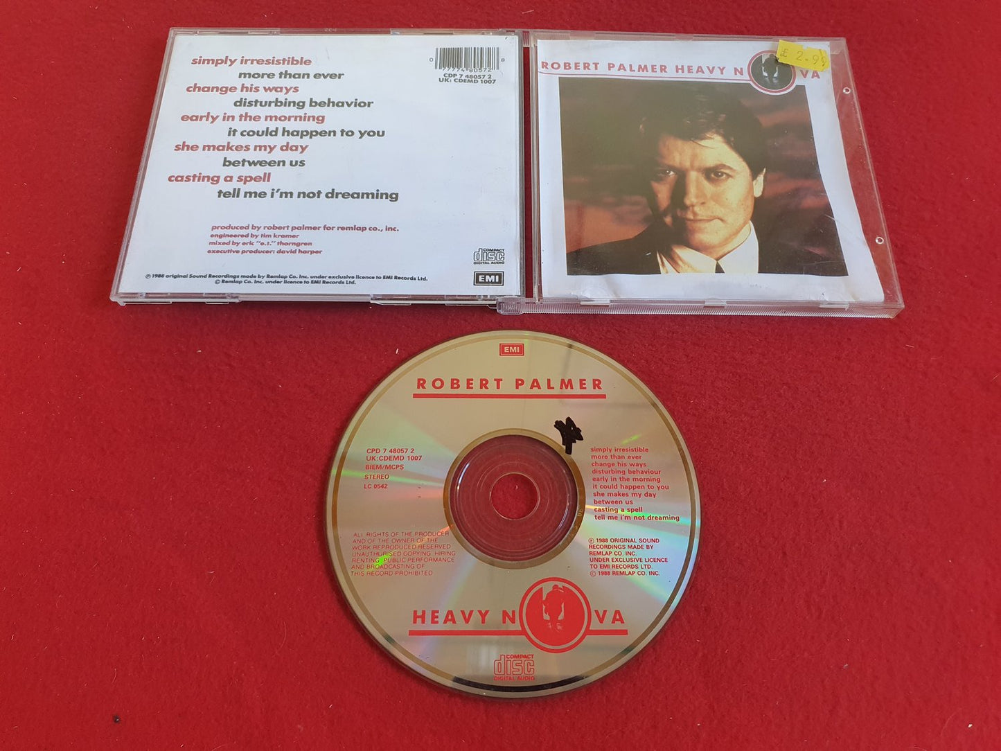ROBERT PALMER HEAVY NOVA till CD