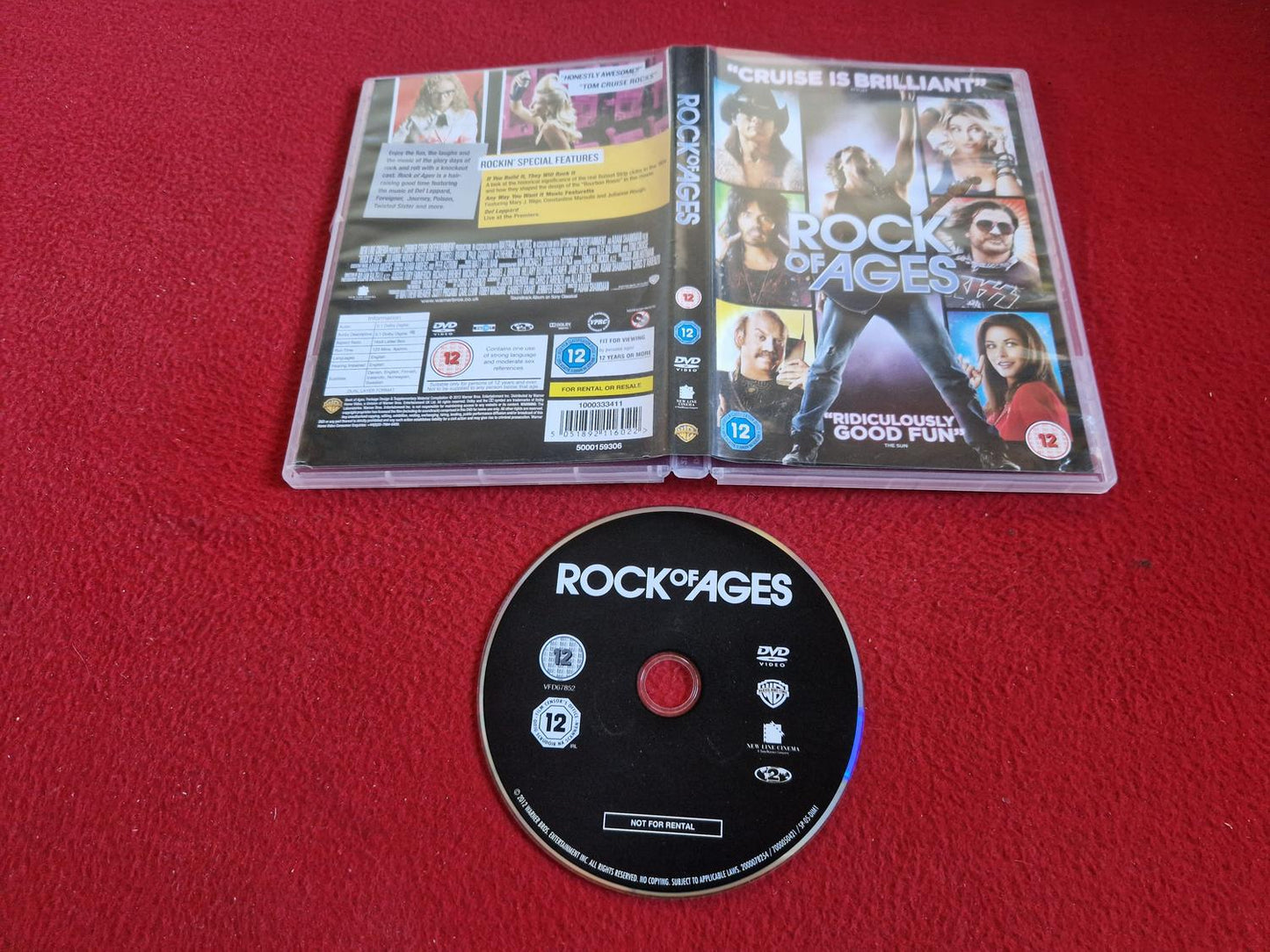 ROCK OF AGES DVD