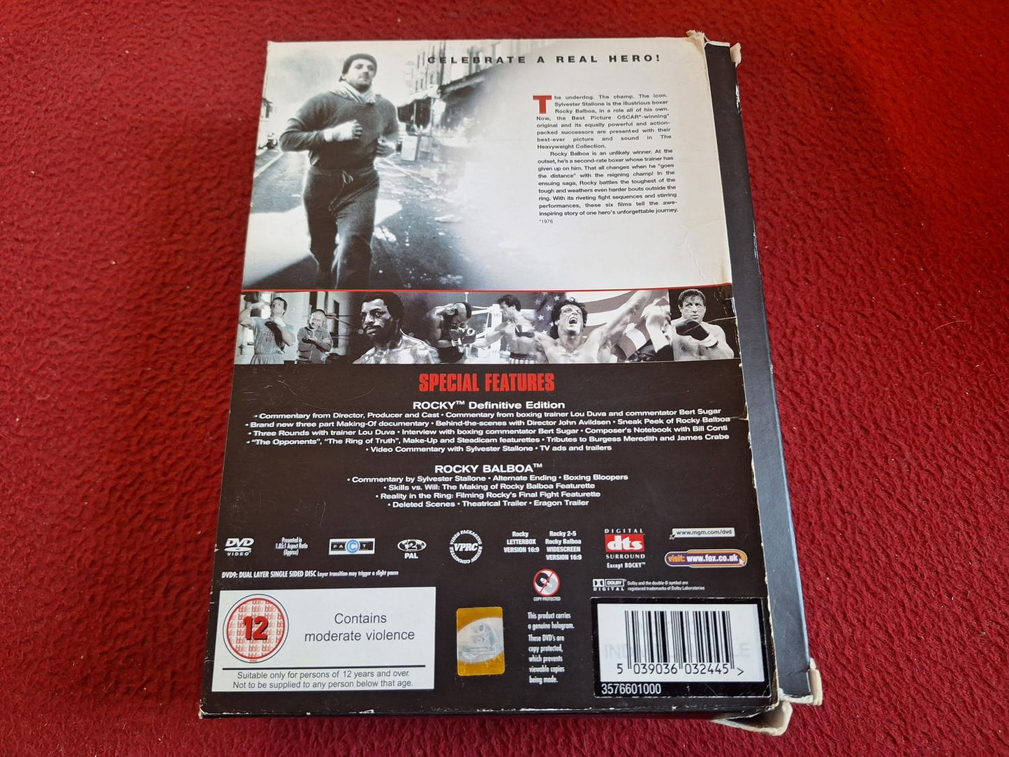 ROCKY THE HEAVYWEIGHT COLLECTION BOX DVD