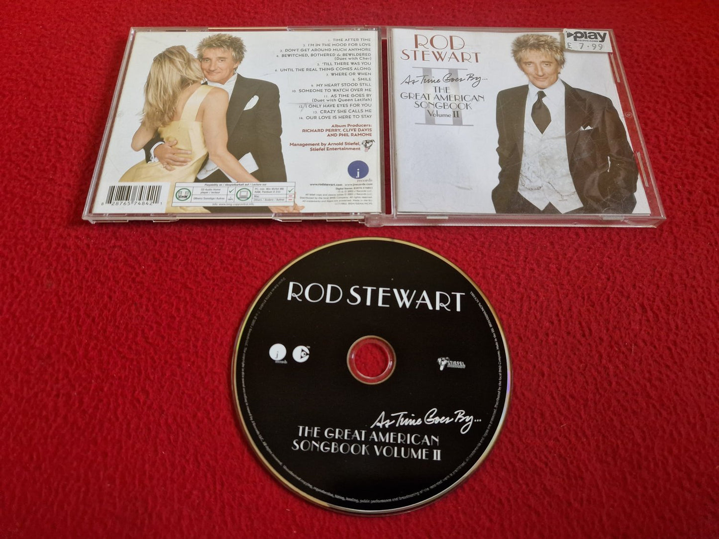 ROD STEWART AS TIME GOES BY THE GREAT AMERICAN SONGBOOK VOLUME 2 CD