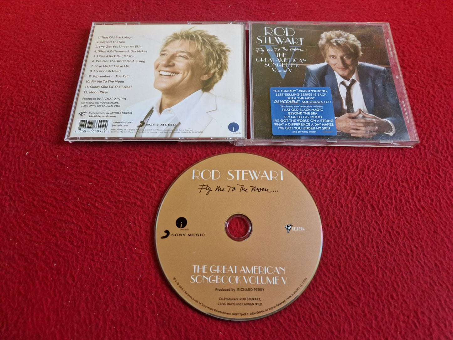 ROD STEWART FLY ME TO THE MOON THE GREAT AMERICAN SONGBOOK VOLUME V CD