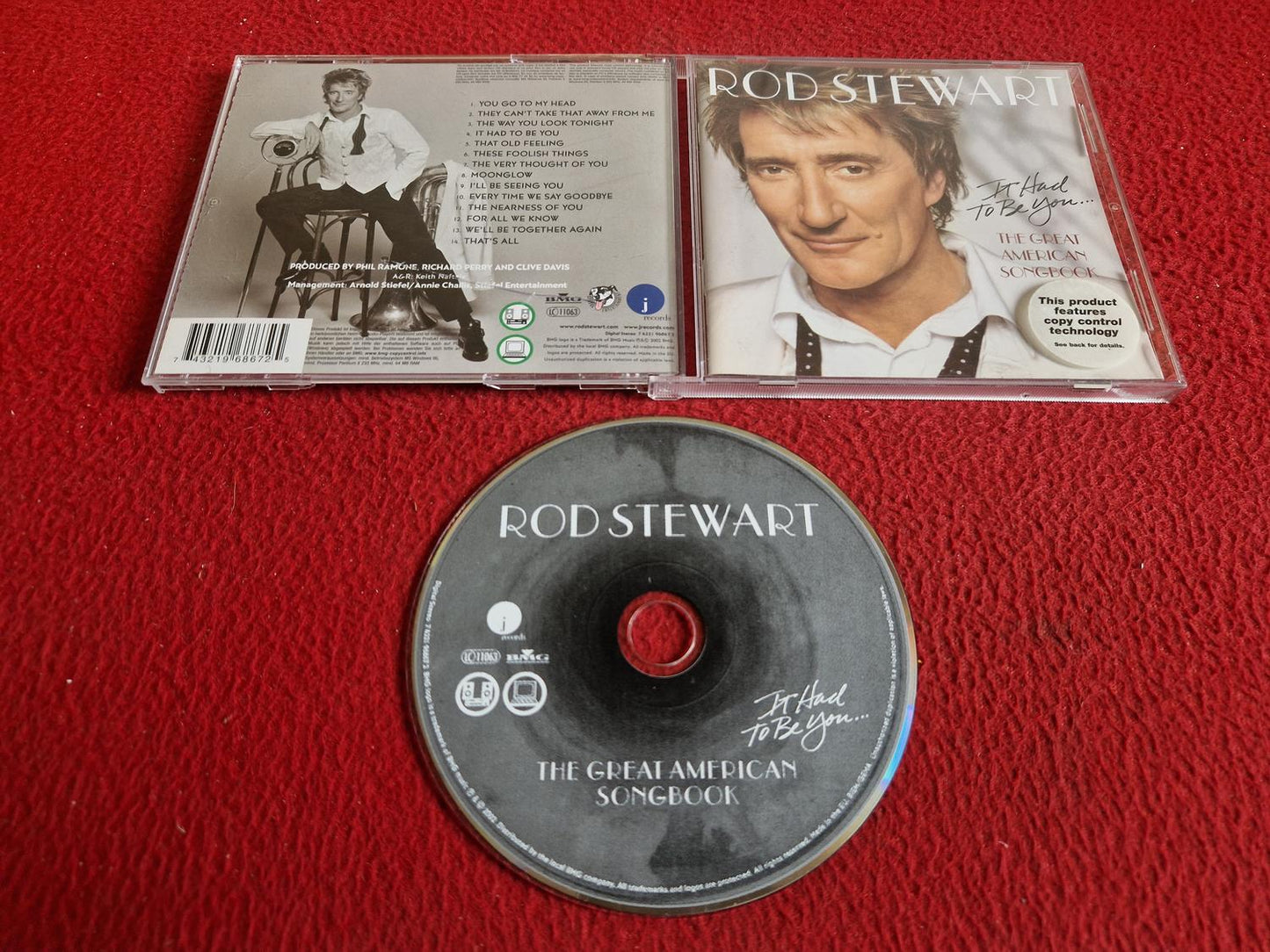 ROD STEWART IT HAD TO BE YOU... THE GREAT AMERICAN SONGBOOK CD