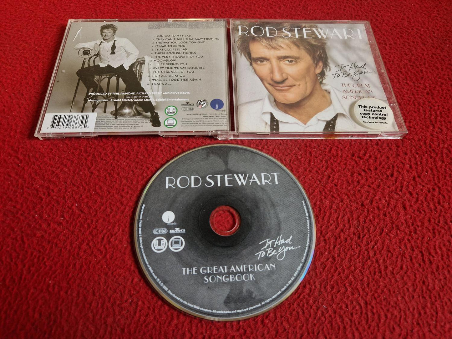 ROD STEWART IT HAD TO BE YOU... THE GREAT AMERICAN SONGBOOK CD
