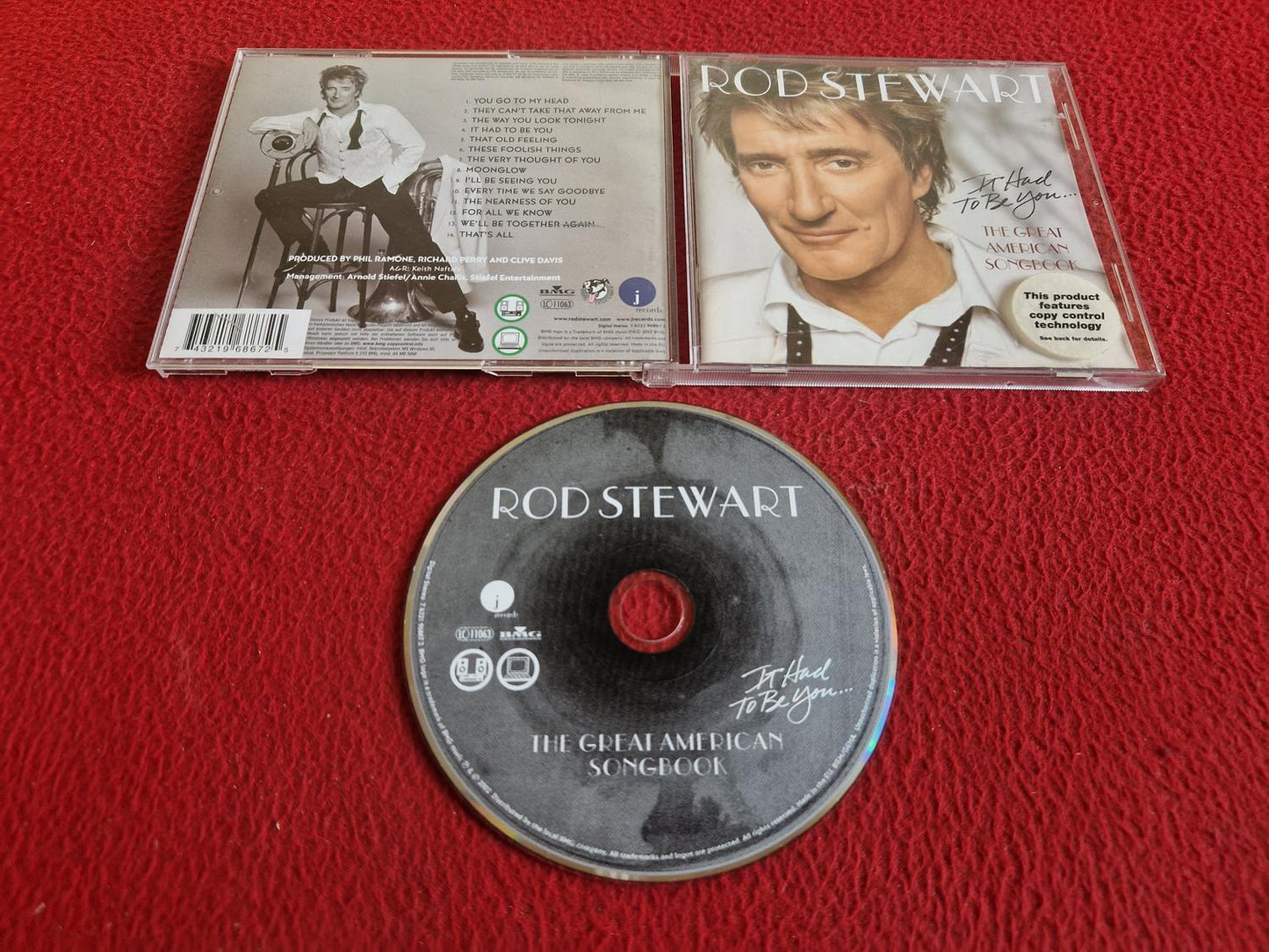 ROD STEWART IT HAD TO BE YOU... THE GREAT AMERICAN SONGBOOK CD