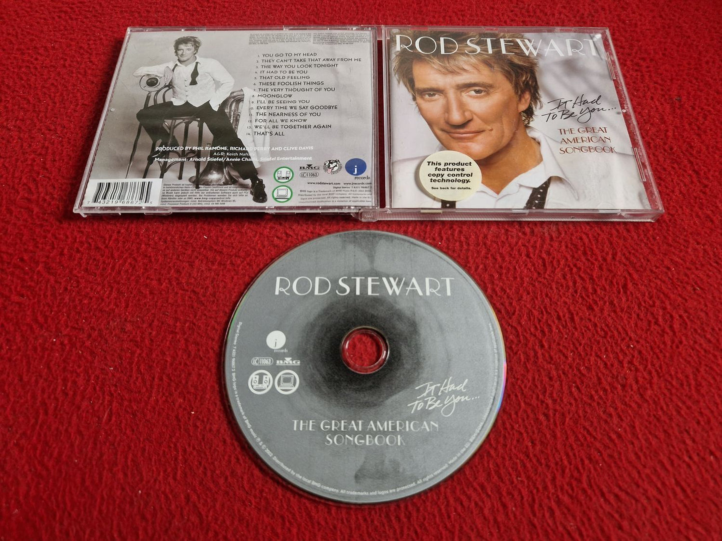ROD STEWART IT HAD TO BE YOU THE GREAT AMERICAN SONGBOOK CD