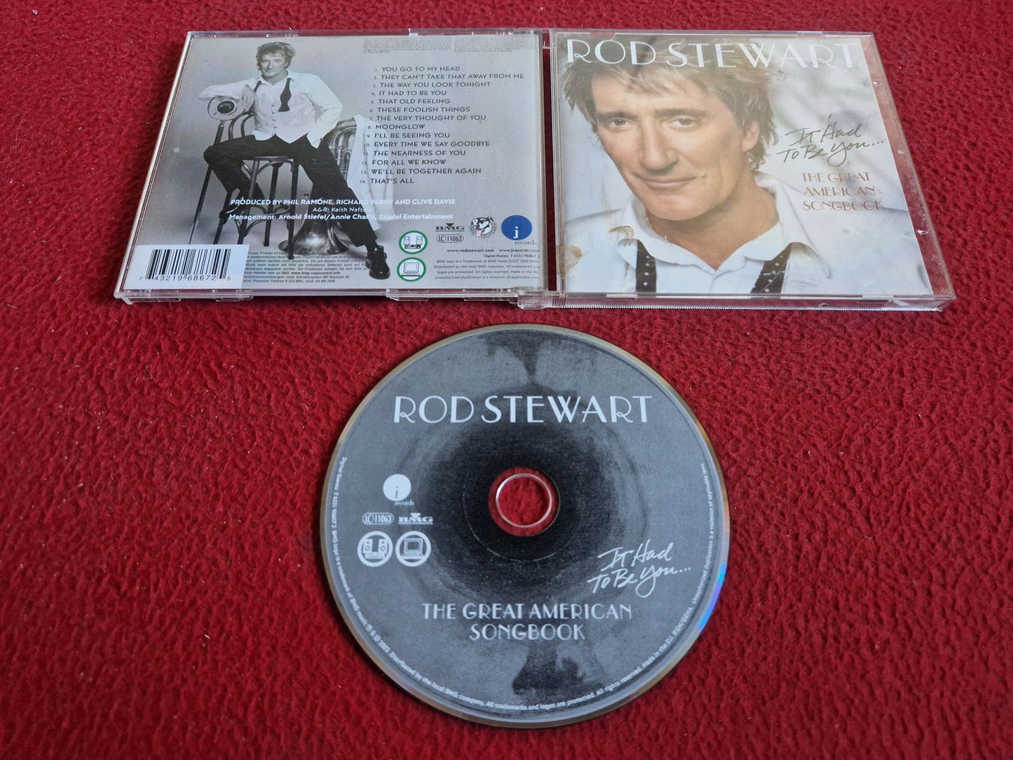 ROD STEWART IT HAD TO BE YOU... THE GREAT AMERICAN SONGBOOK CD