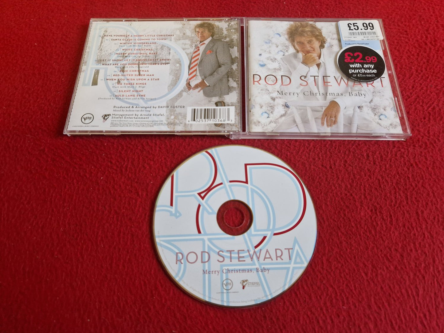 ROD STEWART MERRY CHRISTMAS BABY CD