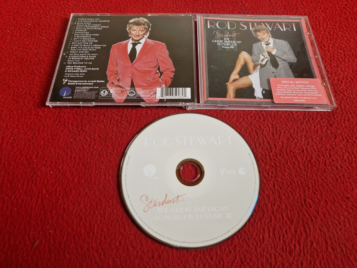 ROD STEWART STARDUST... THE GREAT AMERICAN SONGBOOK VOL III CD