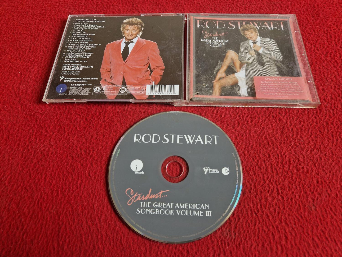 ROD STEWART STARDUST... THE GREAT AMERICAN SONGBOOK VOLUME III CD