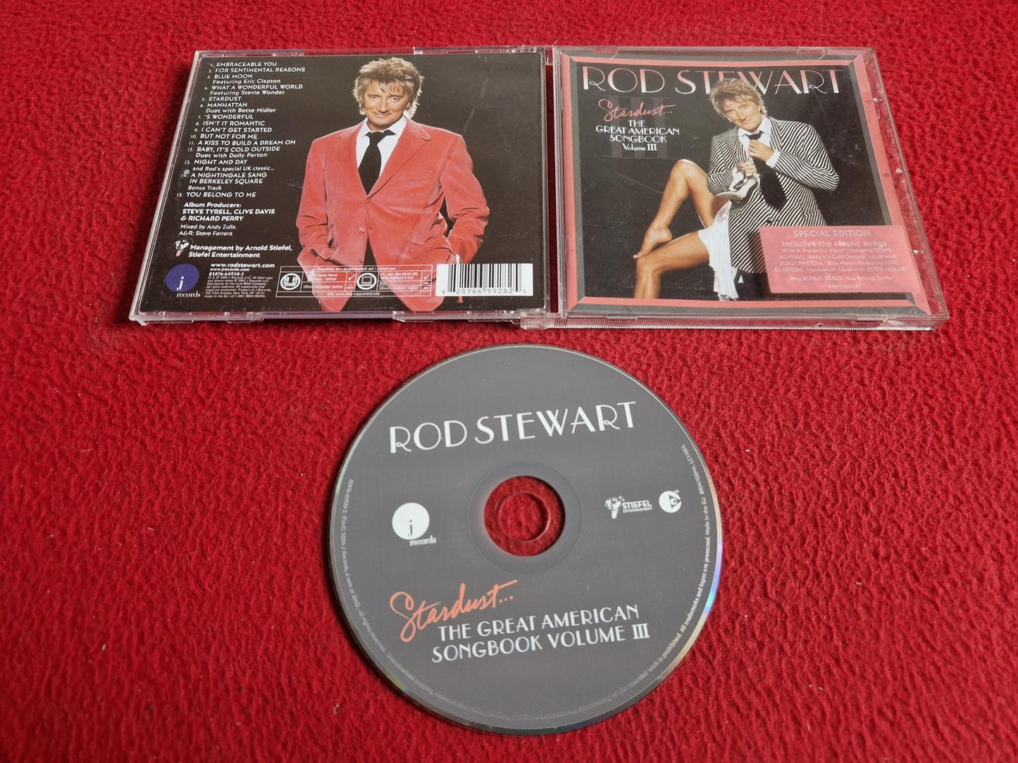 ROD STEWART STARDUST... THE GREAT AMERICAN SONGBOOK VOLUME III CD
