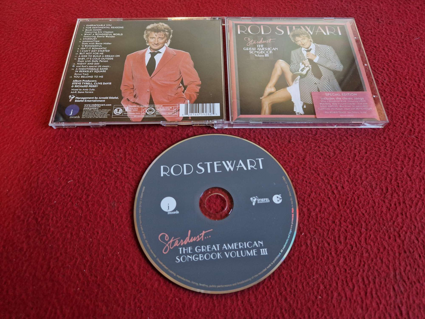 ROD STEWART STARDUST... THE GREAT AMERICAN SONGBOOK VOLUME III CD