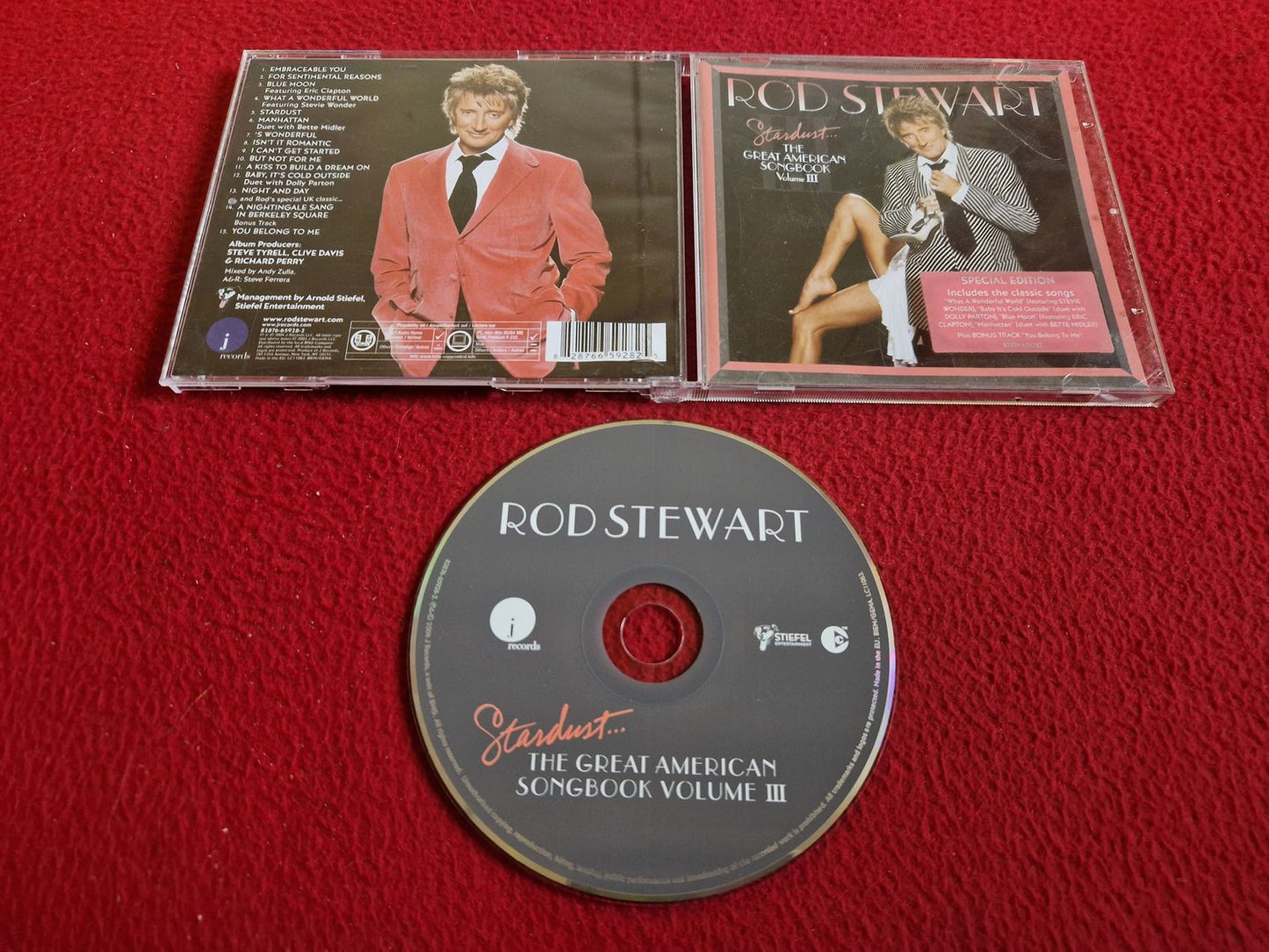 ROD STEWART STARDUST... THE GREAT AMERICAN SONGBOOK VOLUME III CD