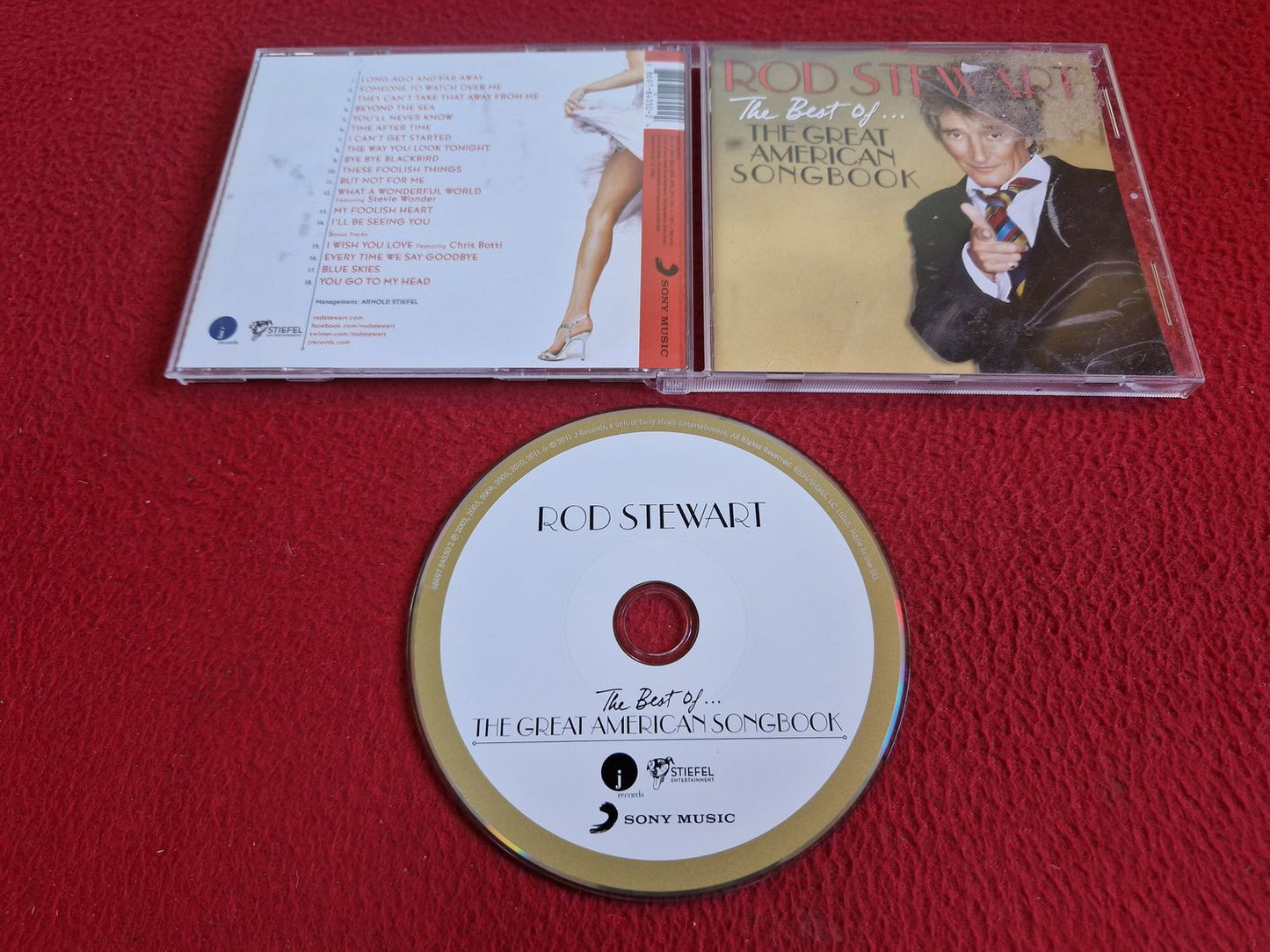 ROD STEWART THE BEST OF THE GREAT AMERICAN SONGBOOK CD