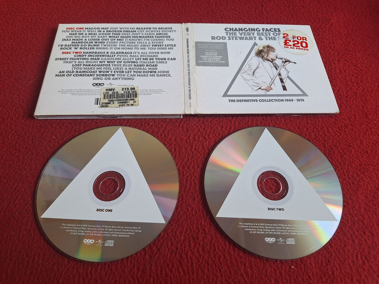 ROD STEWART & THE FACES CHANGING FACES THE VERY BEST OF CD
