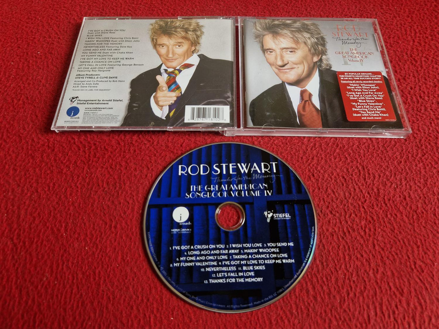 ROD STEWART THE GREAT AMERICAN SONGBOOK VOLUME IV CD