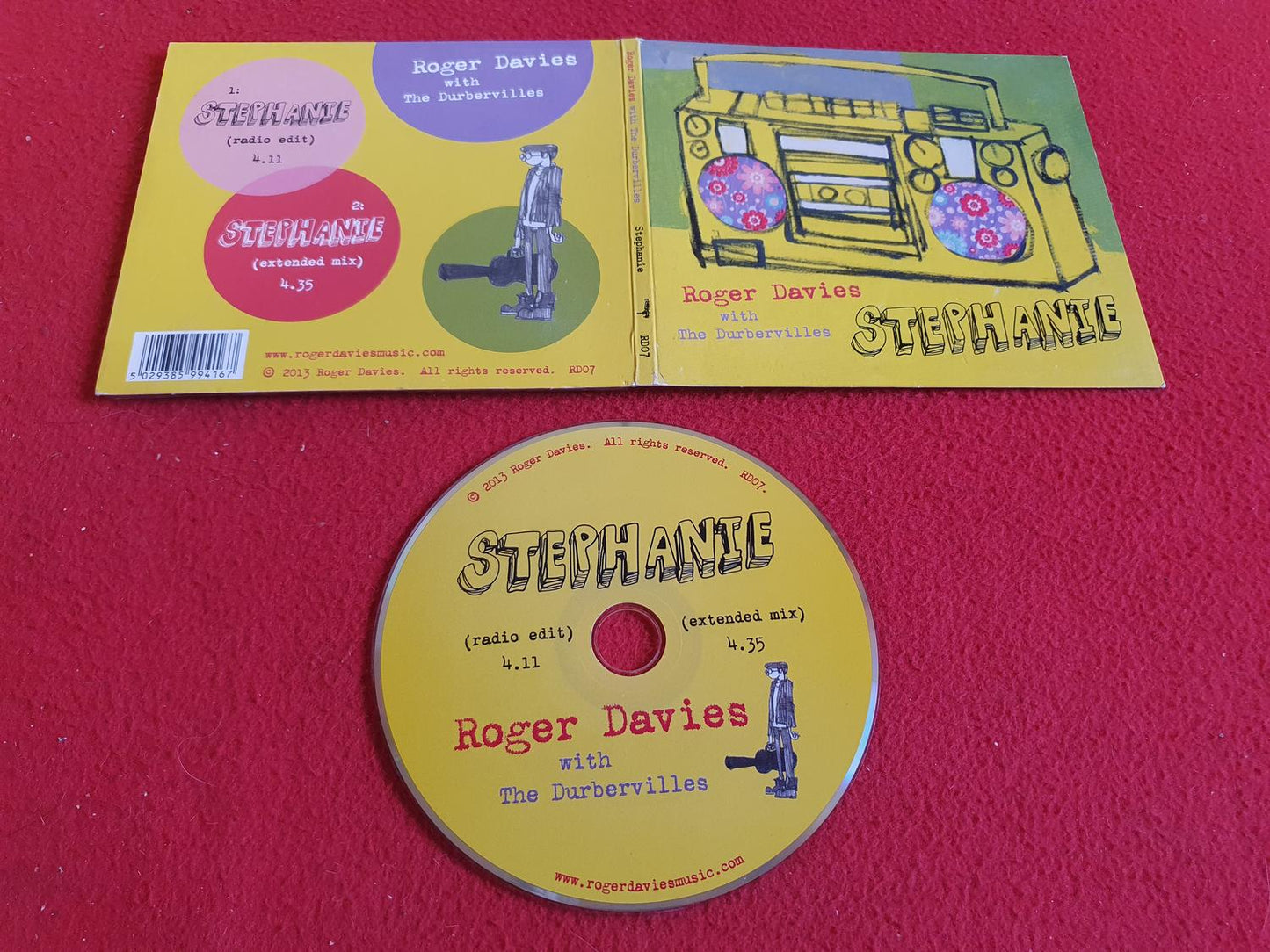 ROGER DAVIES WITH THE DURBERVILLES STEPHANIE till CD