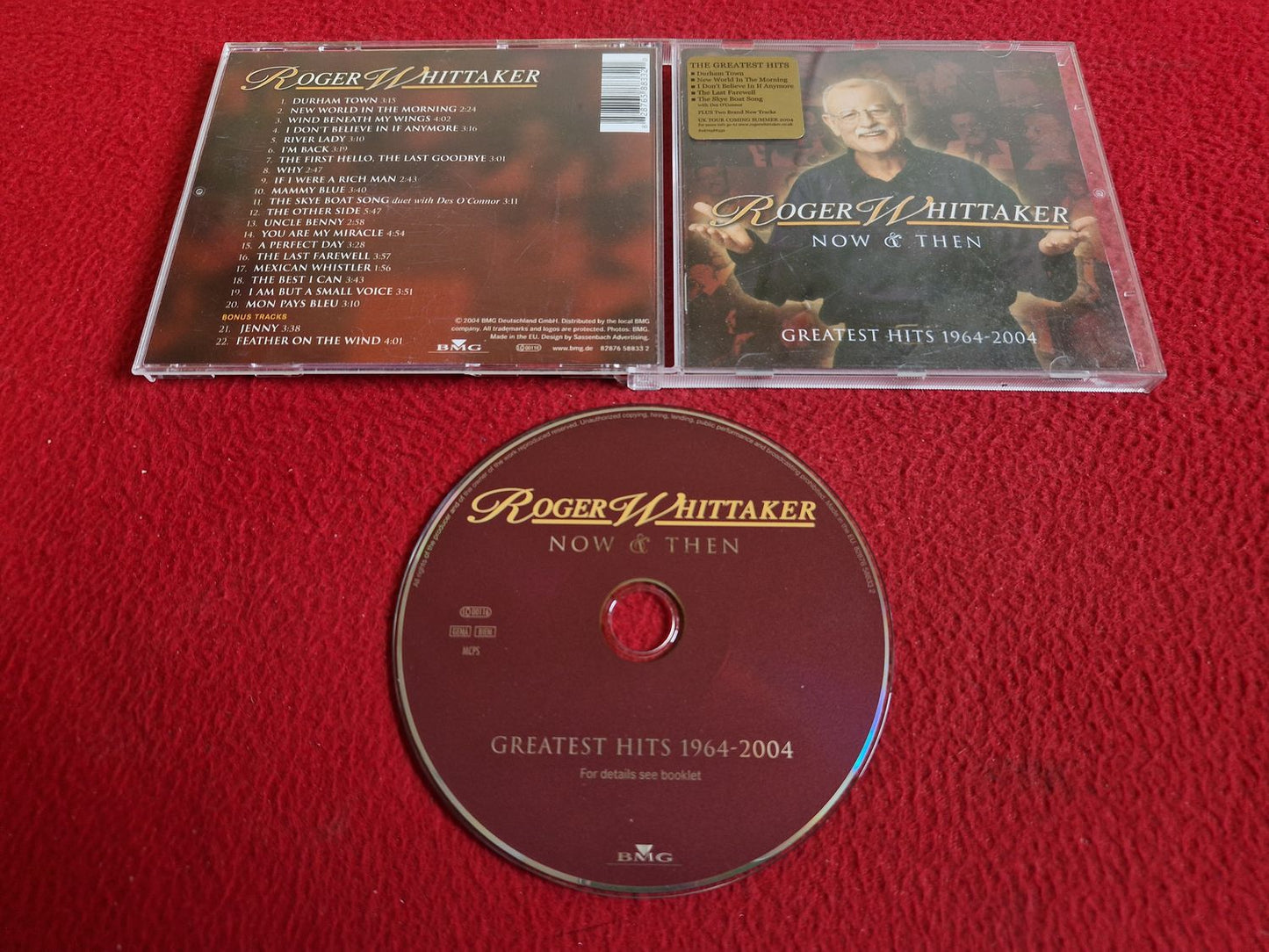 ROGER WHITTAKER NOW & THEN GREATEST HITS 1964 - 2004 CD