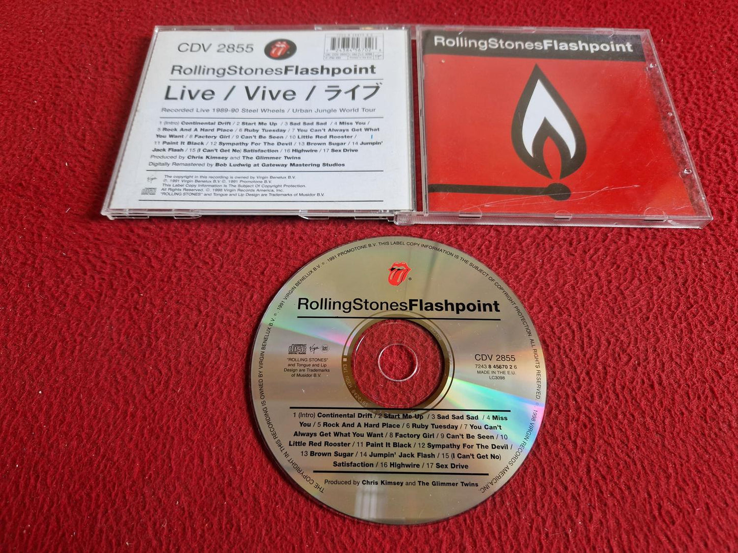 ROLLING STONES FLASHPOINT CD