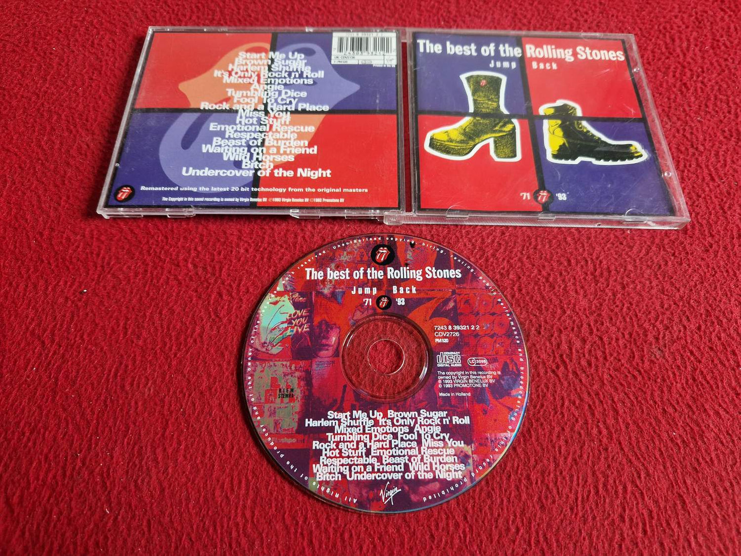 ROLLING STONES JUMP BACK 71 - 93 THE BEST OF CD