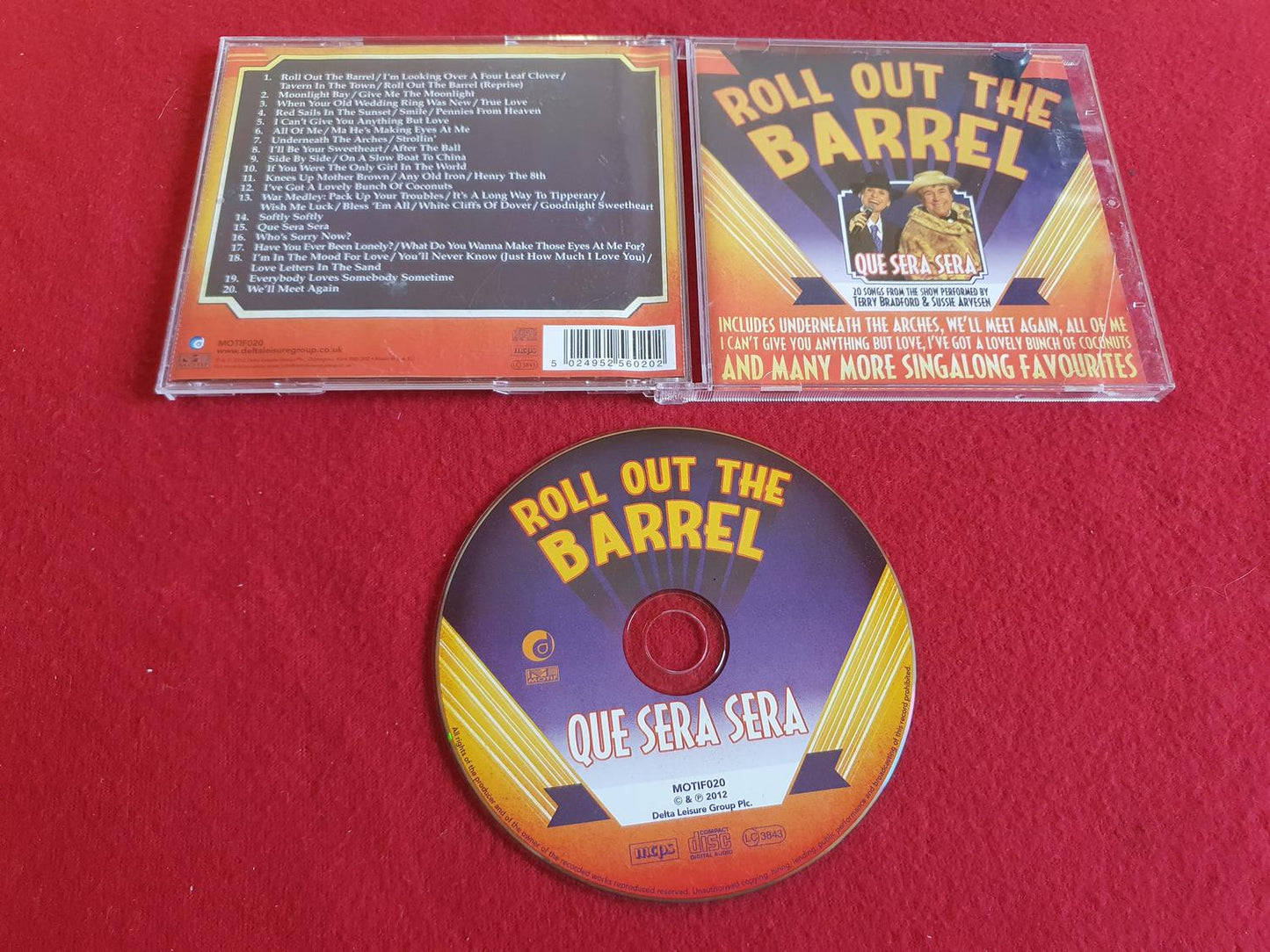 ROLL OUT THE BARREL QUE SERA SERA till CD