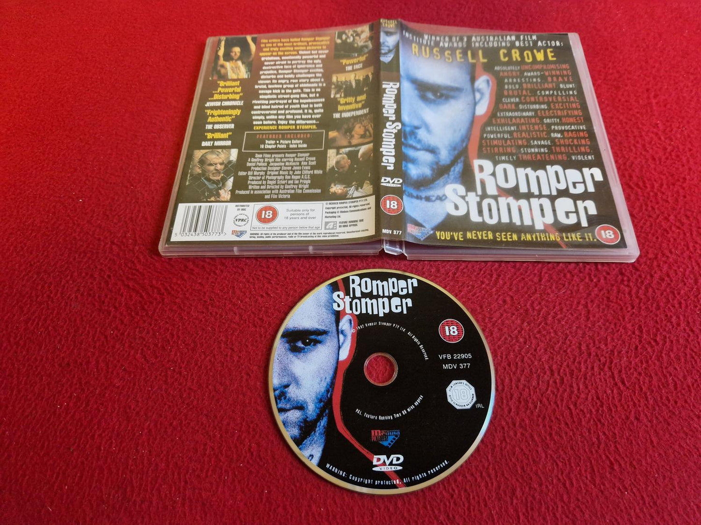 ROMPER STOMPER DVD