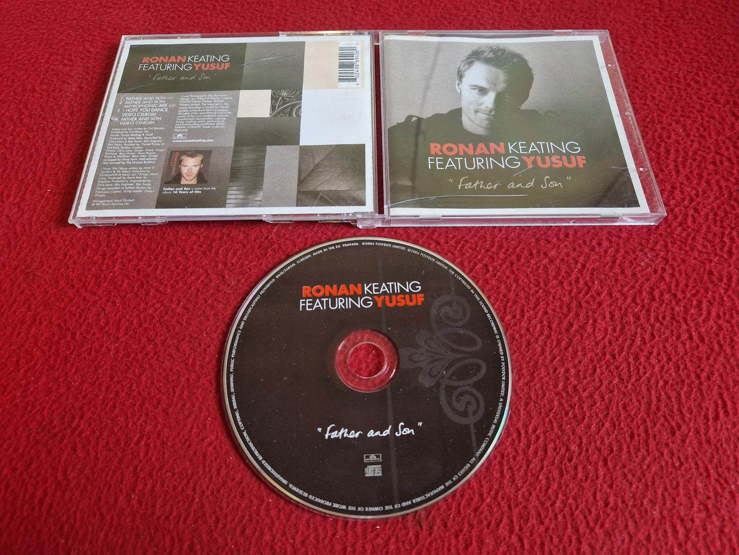 RONAN KEATING FEATURING YUSUF FATHER AND SON CD