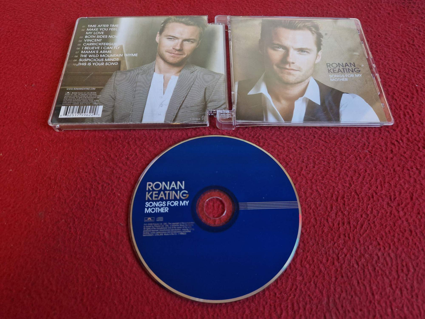 RONAN KEATING SONGS FOR MY MOTHER CD
