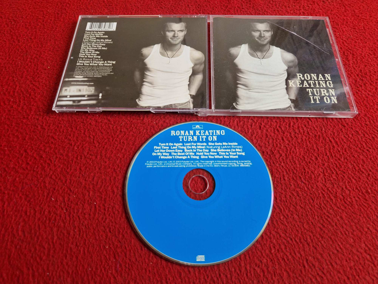 RONAN KEATING TURN IT ON CD