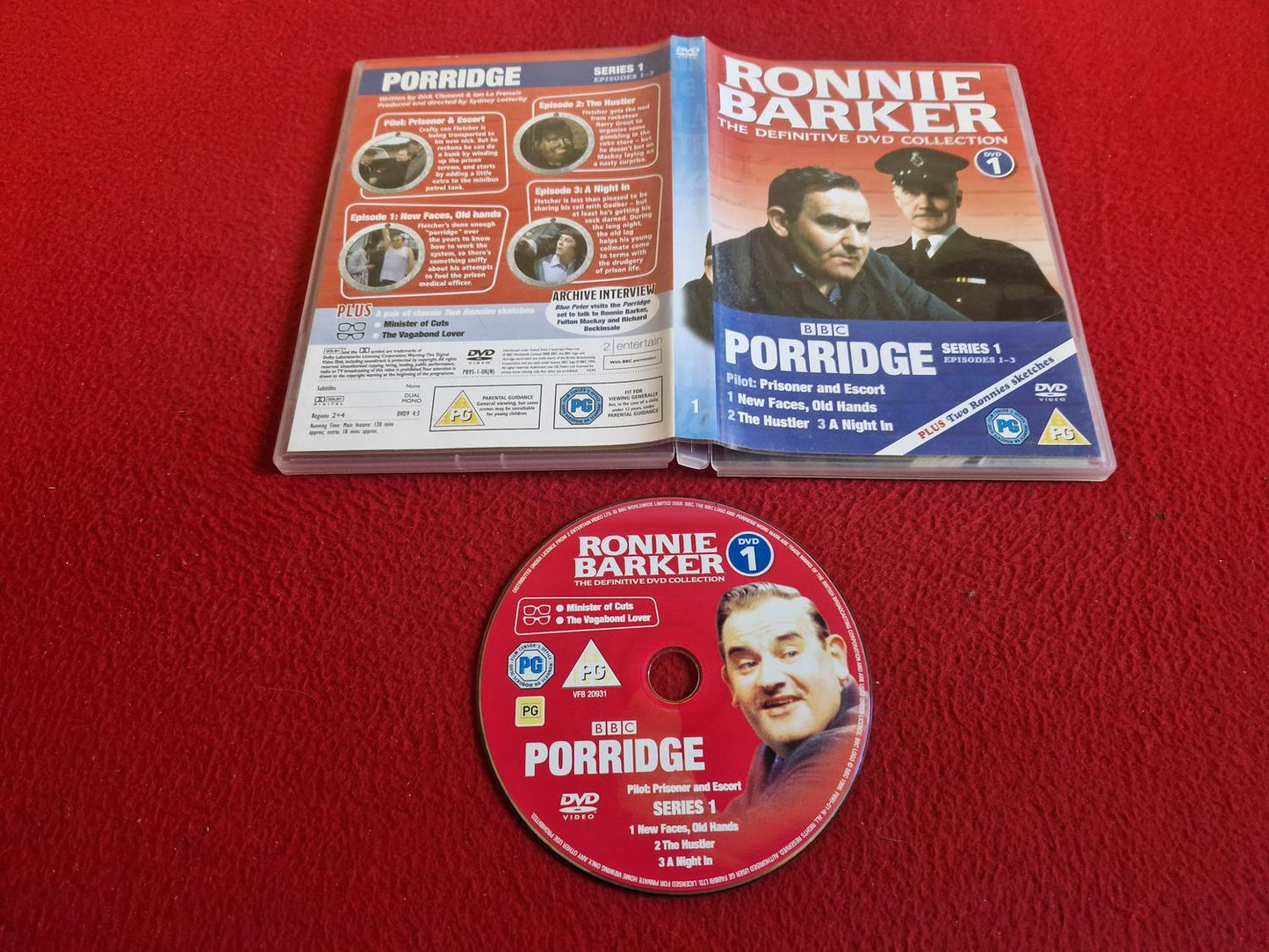 RONNIE BARKER PORRIDGE SERIES 1 DVD