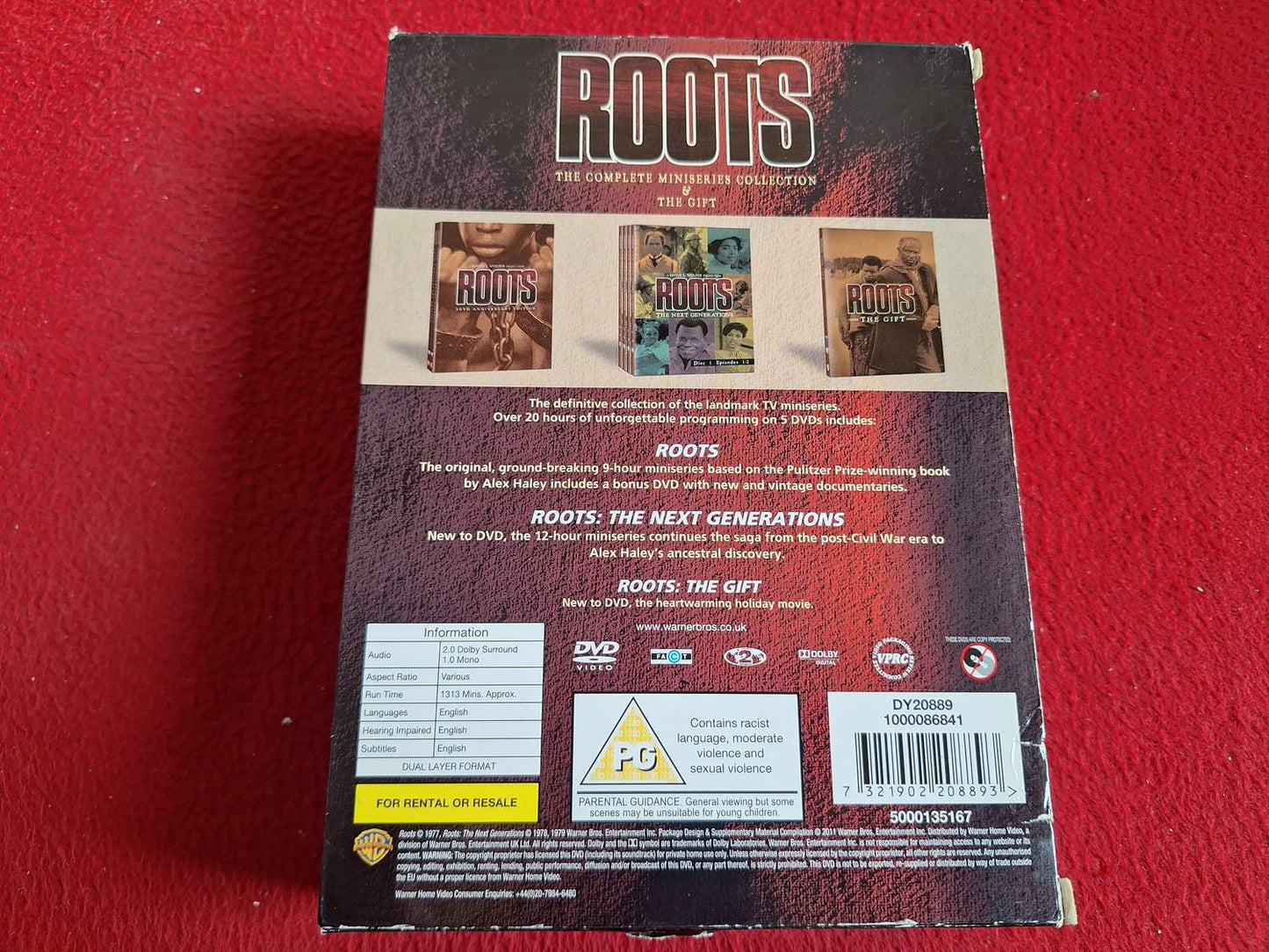 ROOTS THE COMPLETE MINISERIES COLLECTION & THE GIFT BOX DVD
