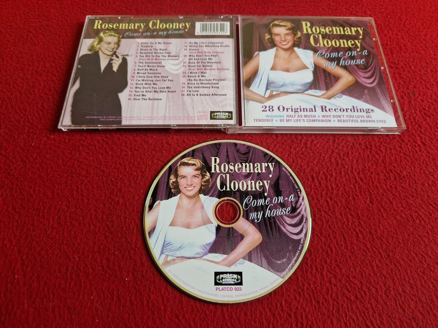ROSEMARY CLOONEY COME ON A MY HOUSE CD