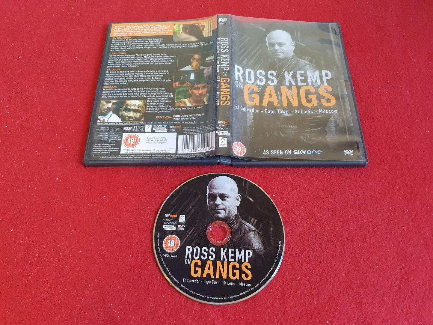 ROSS KEMP ON GANGS EL SALVADOR - CAPE TOWN - ST LOUIS - MOSCOW till DVD