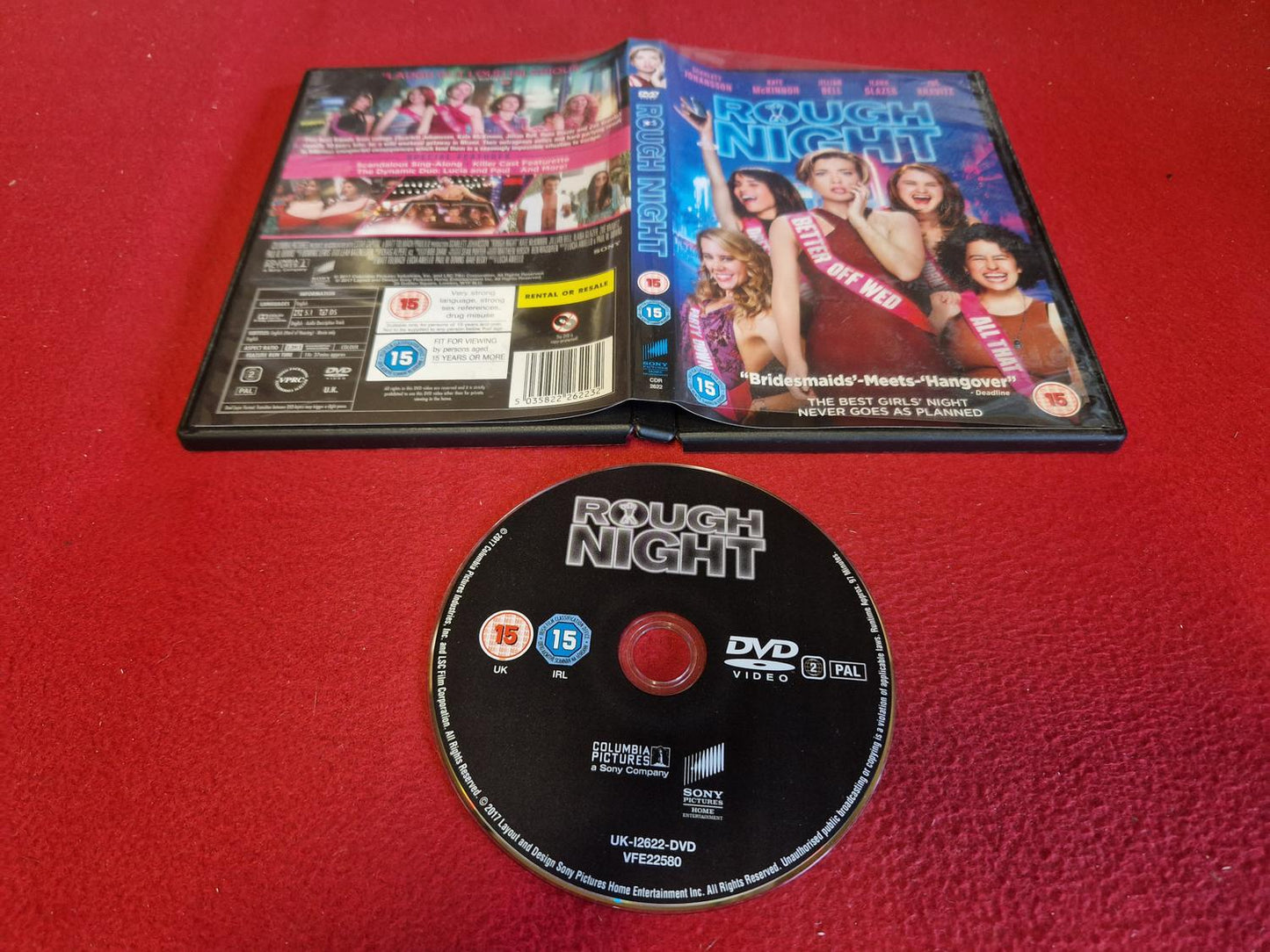 ROUGH NIGHT till DVD